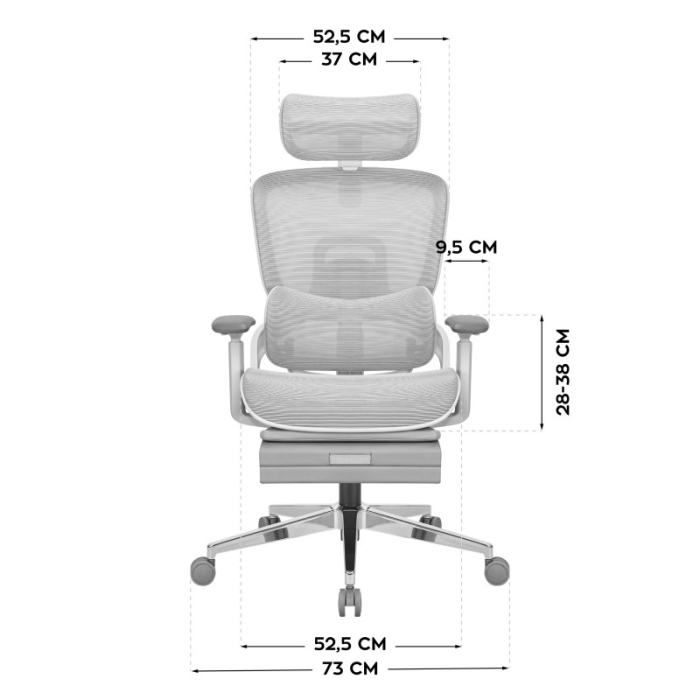 Scaun directorial ergonomic Mark Adler Expert 9.3 gri [10]