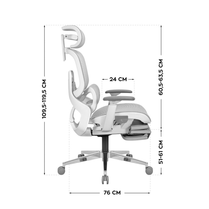 Scaun directorial ergonomic Mark Adler Expert 9.3 gri [8]