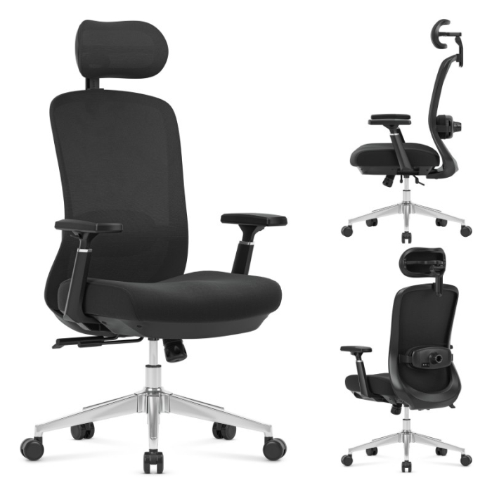 Scaun ergonomic de birou Mark Adler Leadpro 6.0 negru [11]