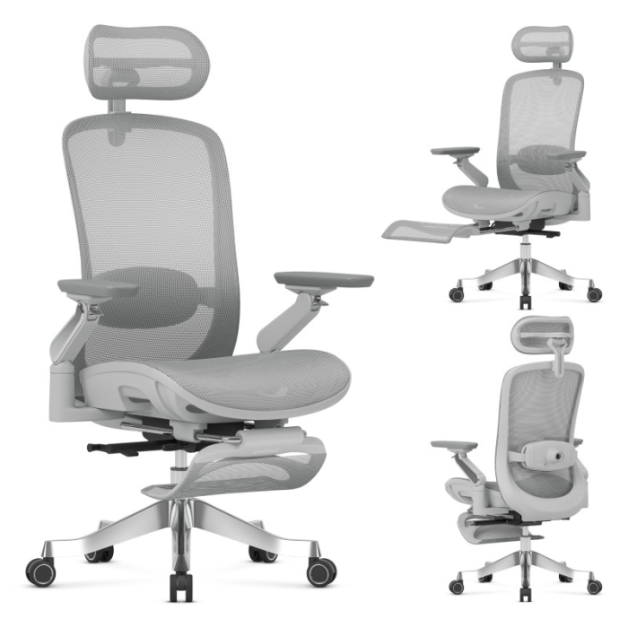 Scaun ergonomic de birou Mark Adler Leadpro 8.7 gri [9]