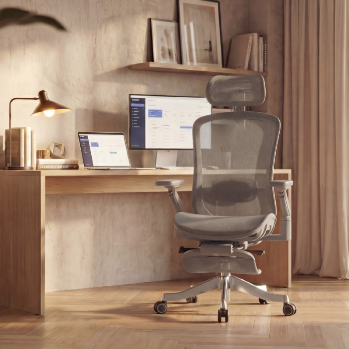 Scaun ergonomic de birou Mark Adler Leadpro 8.7 gri [3]
