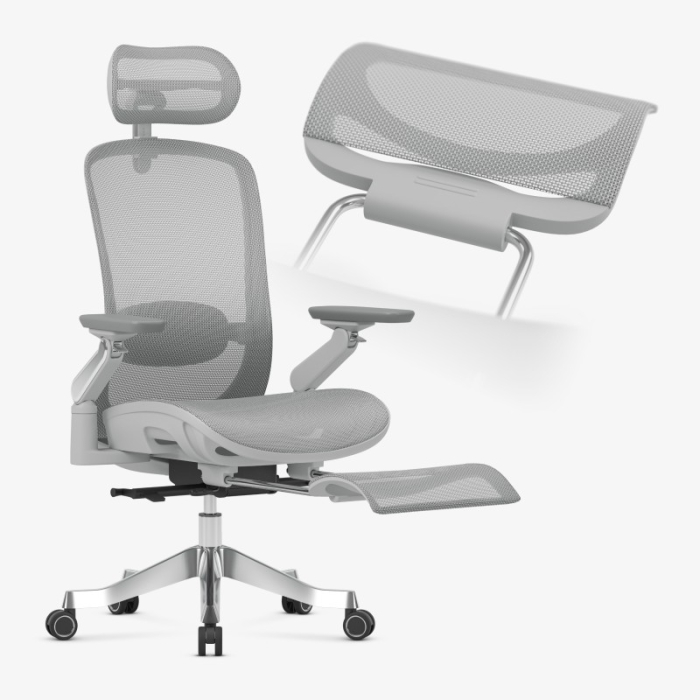 Scaun ergonomic de birou Mark Adler Leadpro 8.7 gri [5]