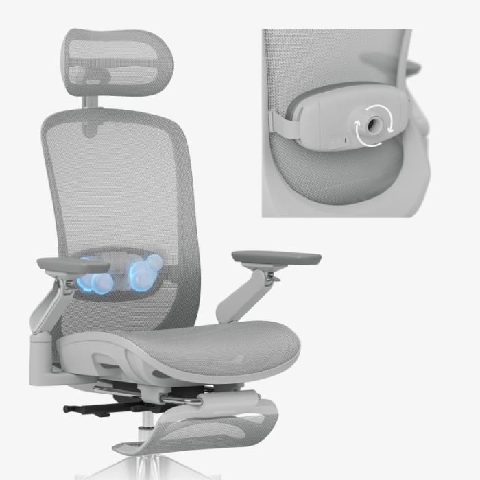 Scaun ergonomic de birou Mark Adler Leadpro 8.7 gri [14]