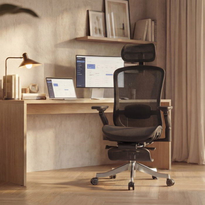 Scaun ergonomic de birou Mark Adler Leadpro 8.7 negru [4]