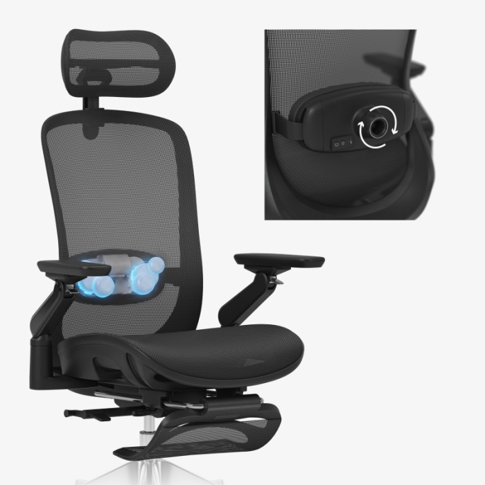 Scaun ergonomic de birou Mark Adler Leadpro 8.7 negru [15]