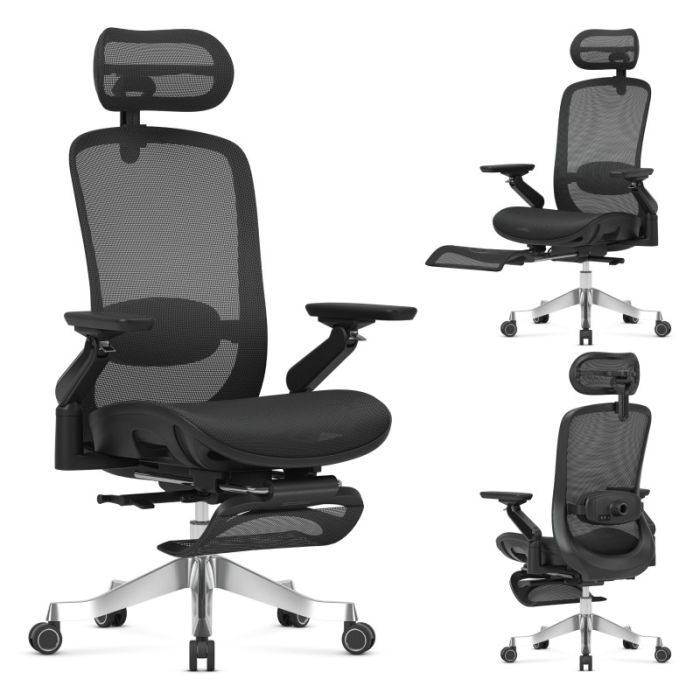 Scaun ergonomic de birou Mark Adler Leadpro 8.7 negru [10]