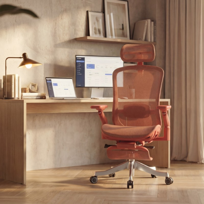 Scaun ergonomic de birou Mark Adler Leadpro 8.7 roșu [10]