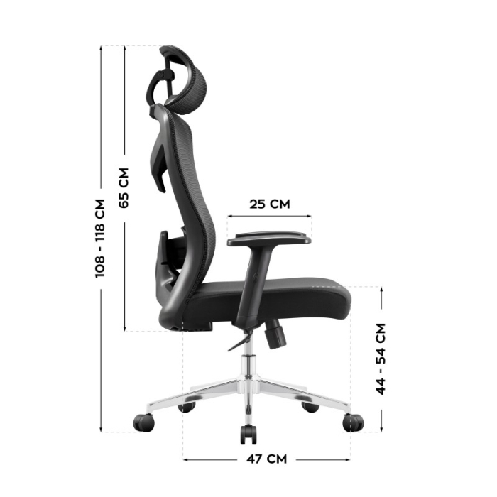 Scaun ergonomic de birou Mark Adler Manager 2.6 negru [5]