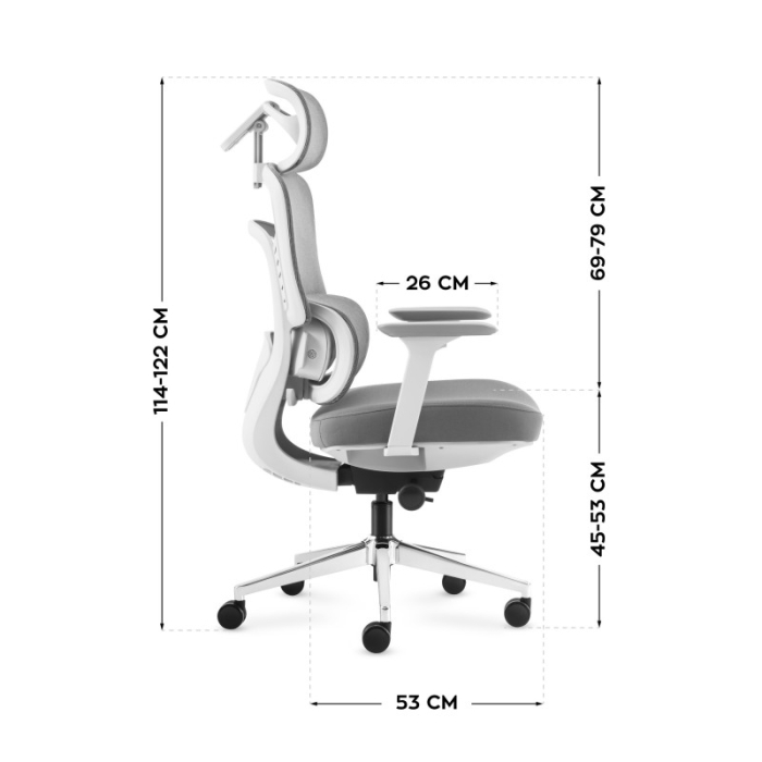Scaun directorial ergonomic Mark Adler Visioner 6.1 gri [8]