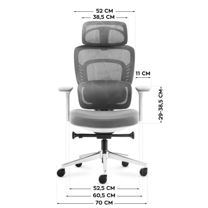Scaun directorial ergonomic Mark Adler Visioner 6.1 gri [7]