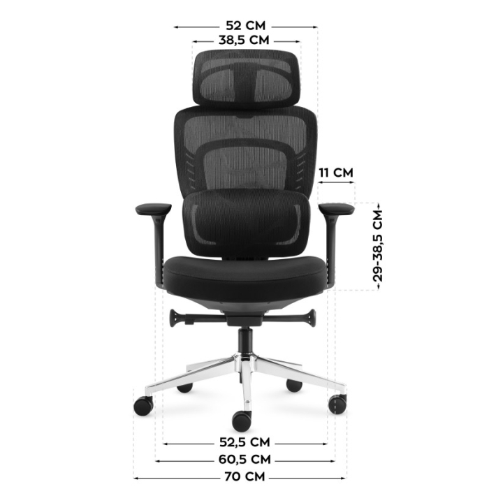 Scaun directorial ergonomic Mark Adler Visioner 6.1 negru [7]