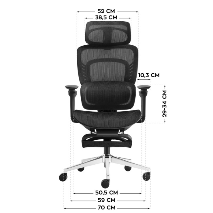 Scaun directorial ergonomic Mark Adler Visioner 8.3 negru [7]
