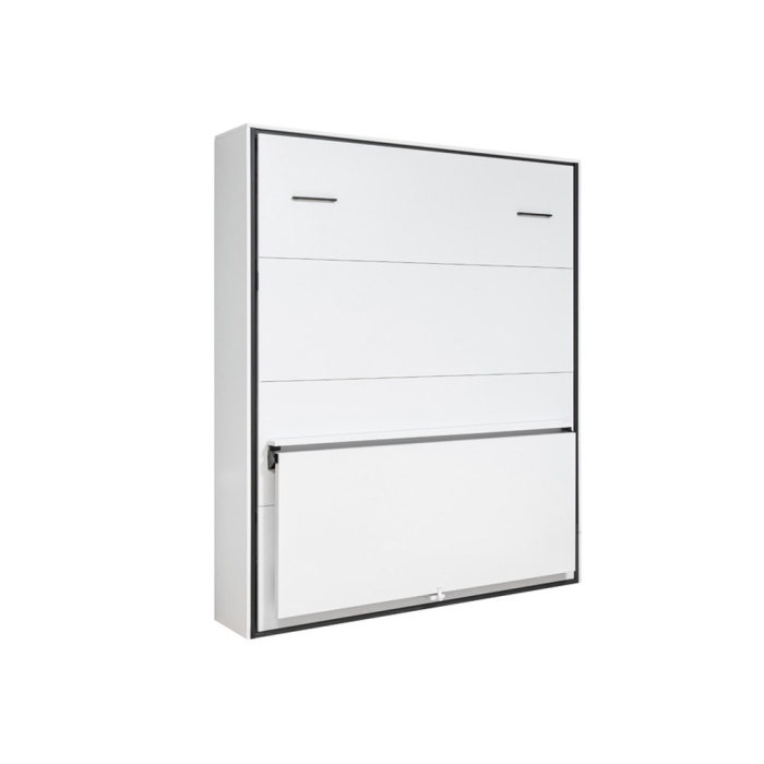 Sistem metalic pentru pat de perete pliabil vertical, 2 persoane, cu masă detașabilă [3]