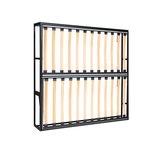 Sistem metalic pentru pat etajat ascuns în perete, DIY (2×90×190 cm) [2]