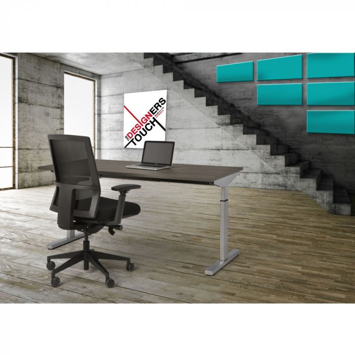 Structură Metalică Birou Aura - Reglabilă 65-180 cm - Gri Premium [7]