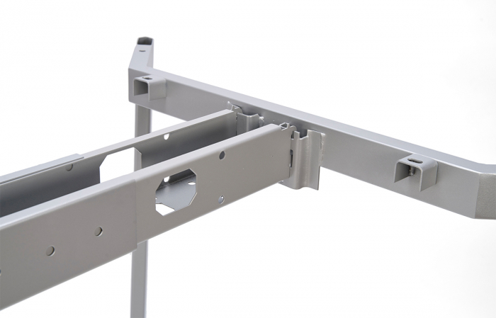 Structura metalica birou gri telescopica PRISMA L100-180 cm H72 cm l80 cm [3]