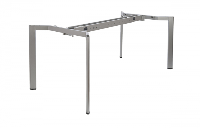 Structura metalica birou gri telescopica PRISMA L100-180 cm H72 cm l80 cm [2]