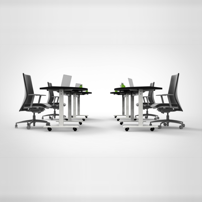 Structură metalică masă rabatabilă LITO cu roți [9]