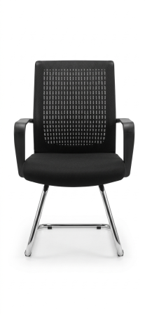 Conferinta/vizitator - Scaun-Vizitator-Roma-Mesh-Negru-Cadru-Cromat