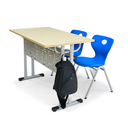 Mobilier scolar - Set mobilier laborator elevi – masă cu 2 scaune ergonomice