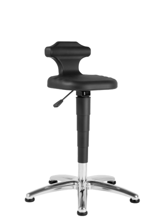 Industriale - Bimos ESD FLEX 2 - scaun sit-stand ESD cu tălpi, Spumă integrală ESD negru