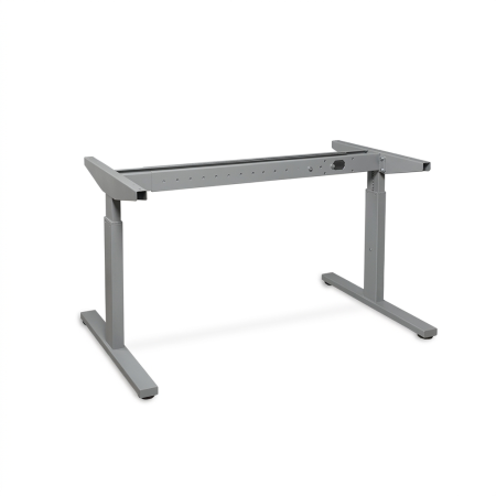 Structuri metalice pentru birouri - Structură Metalică Birou Aura - Reglabilă 65-180 cm - Gri Premium