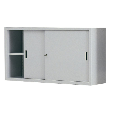Dulapuri cu uși glisante - Dulap metalic cu uși glisante suprapozabil, 1 poliță, 1500x450x900 mm
