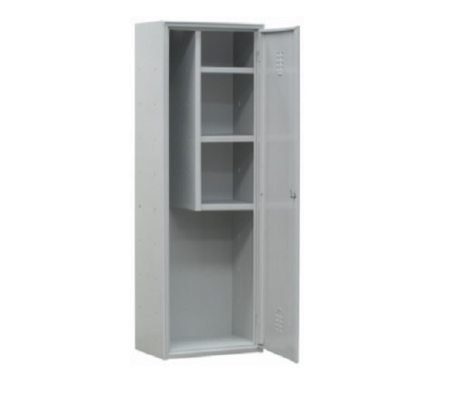 Dulapuri pentru materiale de curățenie - Dulap metalic pentru produse de curățenie, 3 polițe, 600x400x1800 mm