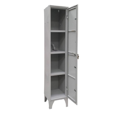 Dulap vestiar metalic casetat cu 4 uși, 400x500x1800 mm