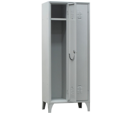 Dulap vestiar metalic cu 2 uși, 700x350x1800 mm