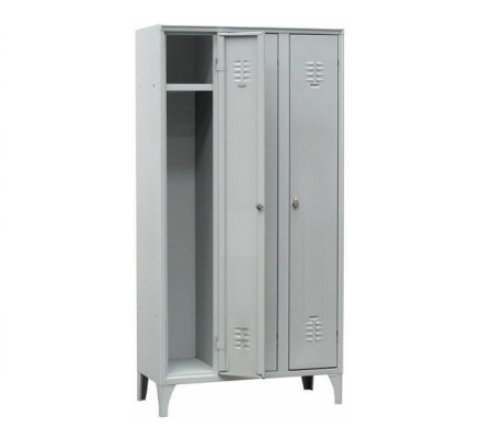 Dulap vestiar - Dulap vestiar metalic cu 3 uși, 900x500x1800 mm