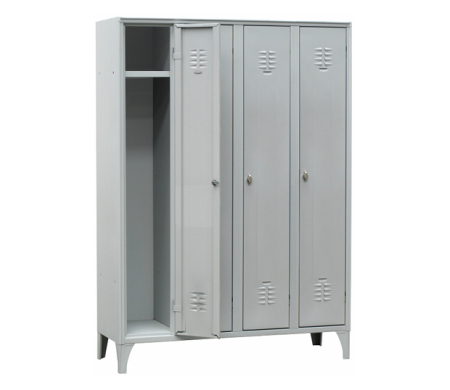 Dulap vestiar - Dulap vestiar metalic cu 4 uși, 1200x500x1800 mm