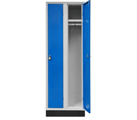 Dulap vestiar metalic Premium cu 2 uși, 600x500x1750 mm
