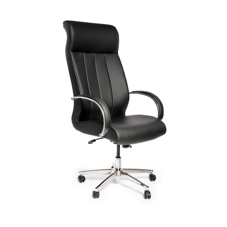 Directoriale - Scaun-directorial-safir-cr-negru-piele-ecologica-poliuretan-injectat