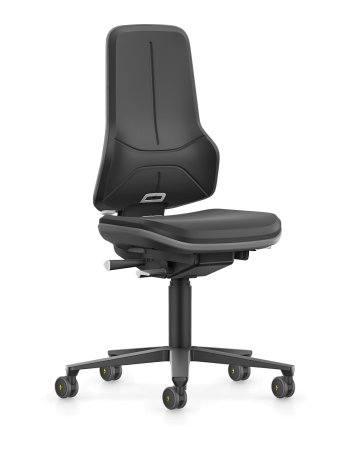Industriale - Scaun ESD Bimos ESD NEON XXL, până la 180 kg - Stofă Duotec ESD negru