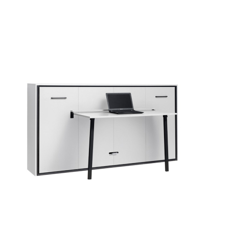 Mobilier metalic - Sistem metalic pentru pat de perete, set 2 paturi gemene independente, deschidere verticală