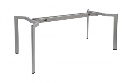 Structuri metalice pentru birouri - Structura metalica birou gri telescopica PRISMA L100-180 cm H72 cm l80 cm