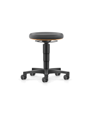 Scaune - Taburet Bimos ALLROUND STOOL 2 cu rotile - Placaj fag natur