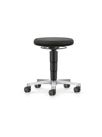 Scaune - Taburet ESD Bimos ESD STOOL 2 cu rotile - Stofă Duotec ESD negru