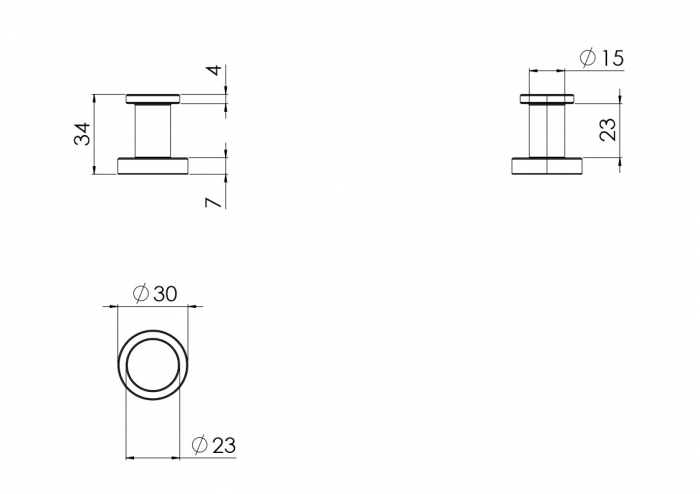 Agatator cuier metalic auriu mat 40.009 [4]
