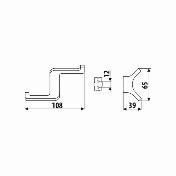 Agatator cuier metalic crom lucios WP35-G4 [2]