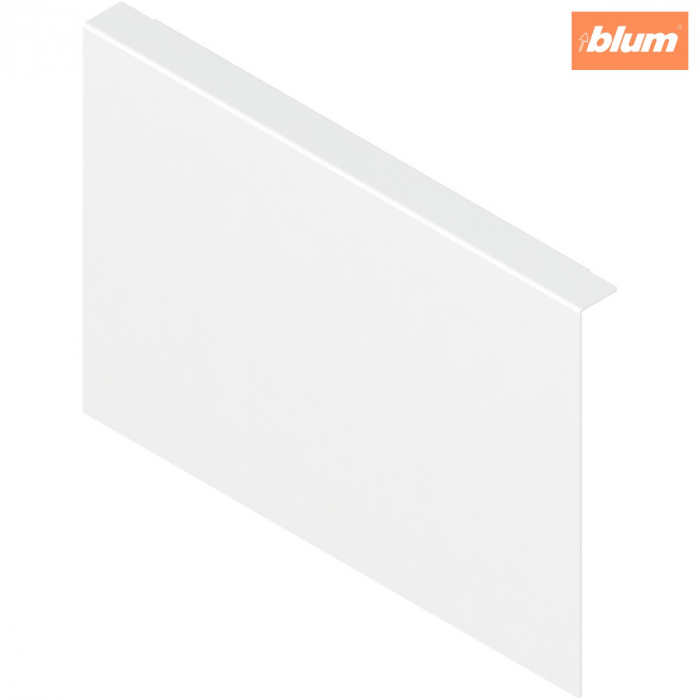 AMBIA-LINE Adaptor pt perete posterior din lemn, pentru LEGRABOX/MERIVOBOX Extragere cu front înalt Înălţime C, Oţel, finisaj alb-mătase mat ZC7A0P0C [1]