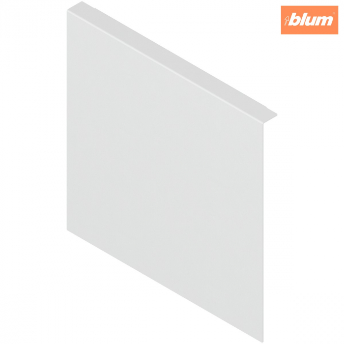 AMBIA-LINE Adaptor pt perete posterior din lemn, pentru LEGRABOX/MERIVOBOX Extragere cu front înalt Înălţime F, Oţel, finisaj alb-mătase mat ZC7A0P0F [1]