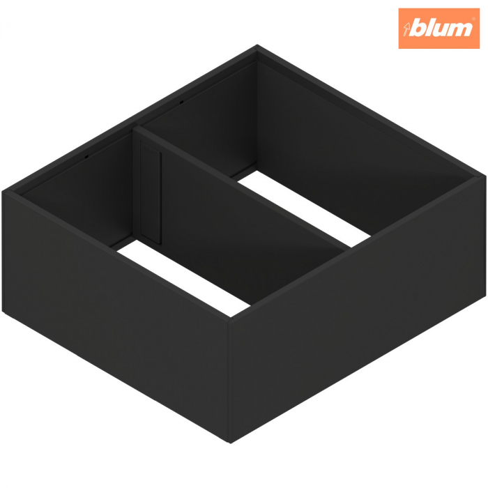AMBIA-LINE Ramă, pentru LEGRABOX/MERIVOBOX Extragere cu front înalt, Oţel, de la NL=300 mm, Lăţime=242 mm, finisaj negru-carbon mat ZC7F300RSU [1]