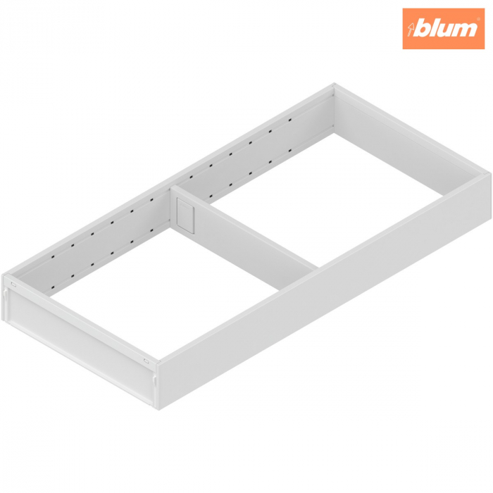 AMBIA-LINE Ramă, pentru LEGRABOX/MERIVOBOX Sertar, Oţel, NL=450 mm, Lăţime=200 mm, finisaj alb-mătase mat ZC7S450RS2 [1]
