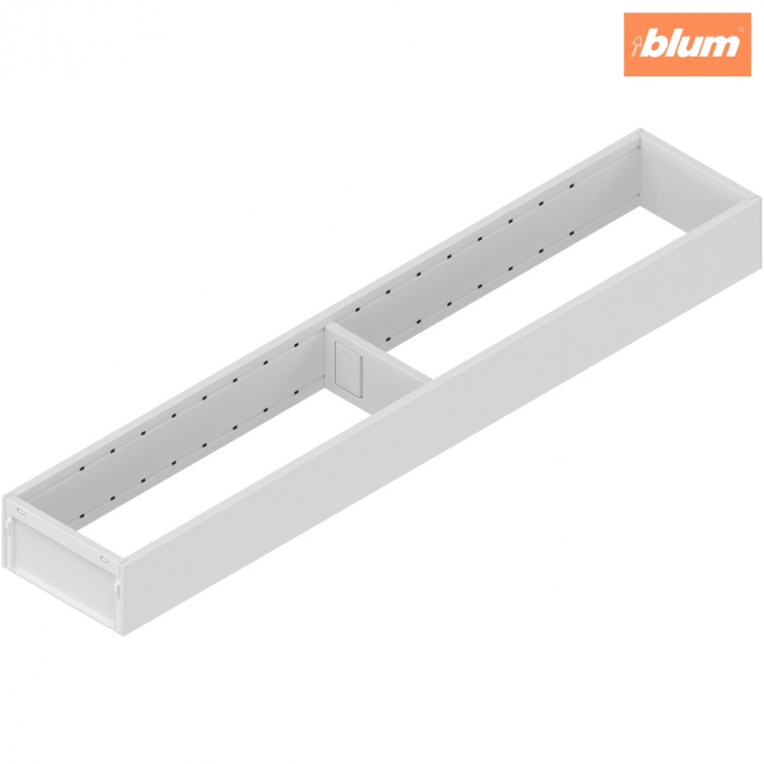 AMBIA-LINE Ramă, pentru LEGRABOX/MERIVOBOX Sertar, Oţel, NL=550 mm, Lăţime=100 mm, finisaj alb-mătase mat ZC7S550RS1 [1]
