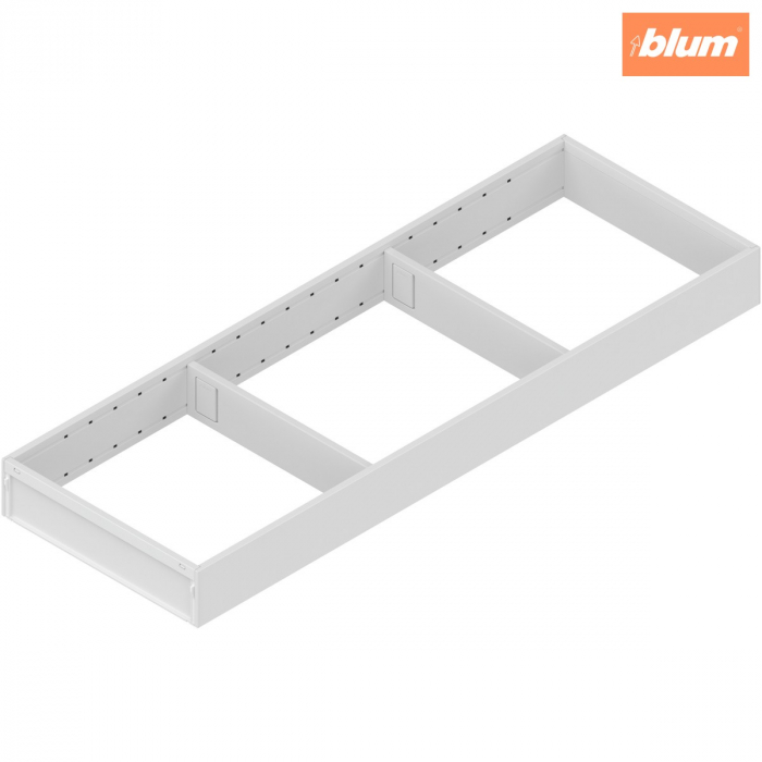 AMBIA-LINE Ramă, pentru LEGRABOX/MERIVOBOX Sertar, Oţel, NL=600 mm, Lăţime=200 mm, finisaj alb-mătase mat ZC7S600RS2 [1]