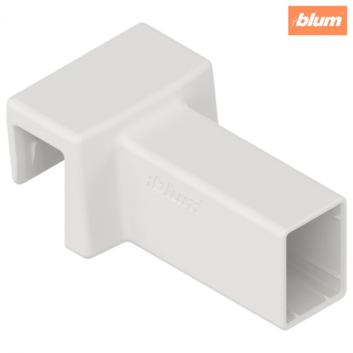 AMBIA-LINE Suport de traversă din sticlă, pentru LEGRABOX free, finisaj alb-mătase mat ZC7U11E0 [1]