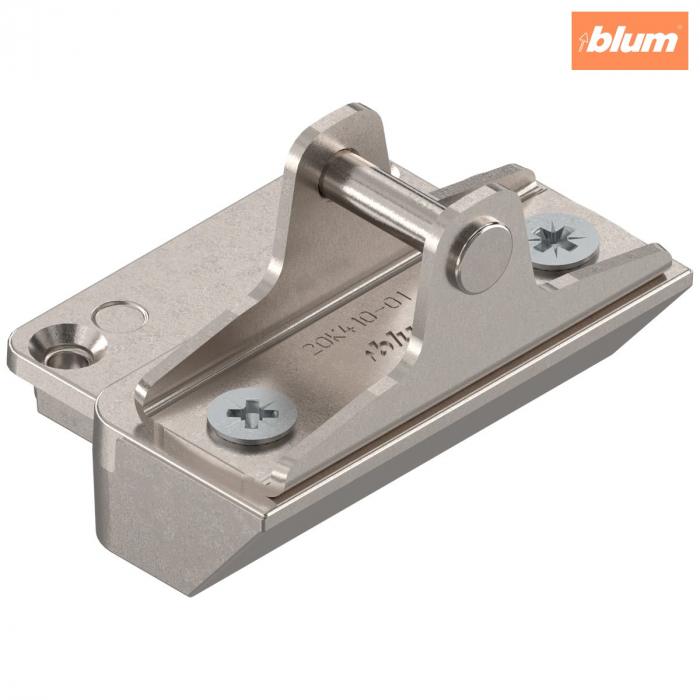 AVENTOS HK-XS, sistem de ridicare pentru uşă pivotantă, Cuplaj de front pentru rame înguste de aluminiu, prin şuruburi, finisaj nichelat 20K4101A [1]