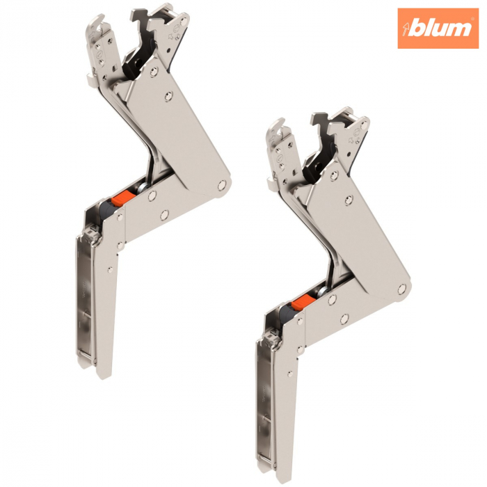 AVENTOS HS top Sistem de ridicare pentru uşă basculantă, Pârghie (set), KH=350-800 mm, simetric, finisaj nichelat 22S3500 [1]